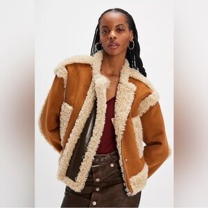 Stand Studio Coco Shearling Jacket